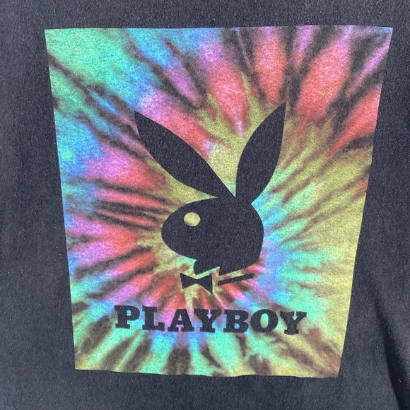 Playboy Bunny Logo Graphic T-shirt Men’s Sz Medium‎ - Picture 2 of 4